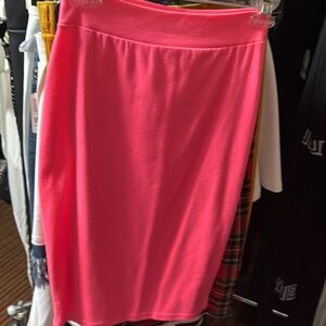 Pink skirt